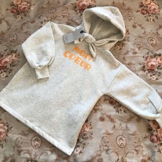 ザラキッズ(ZARA KIDS)の新品☆ZARA GIRLS ザラガールズ キッズ ロングパーカー ワンピース(Tシャツ/カットソー)