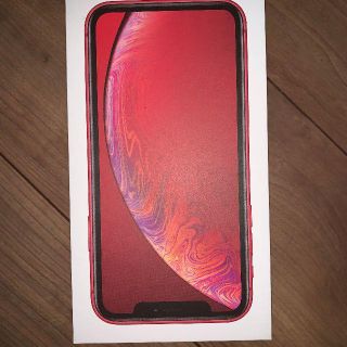 アップル(Apple)の【本日限定】iPhone　XR　64GB　RED色　simロック解除済み(スマートフォン本体)