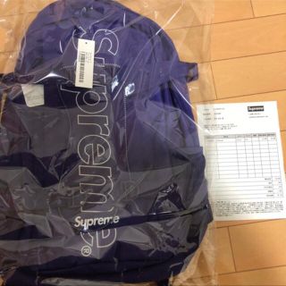 シュプリーム(Supreme)のsupreme 18aw backpack 紫 purple(バッグパック/リュック)