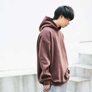 ユニクロ(UNIQLO)のkutir 裏起毛bigパーカー フーディ(パーカー)