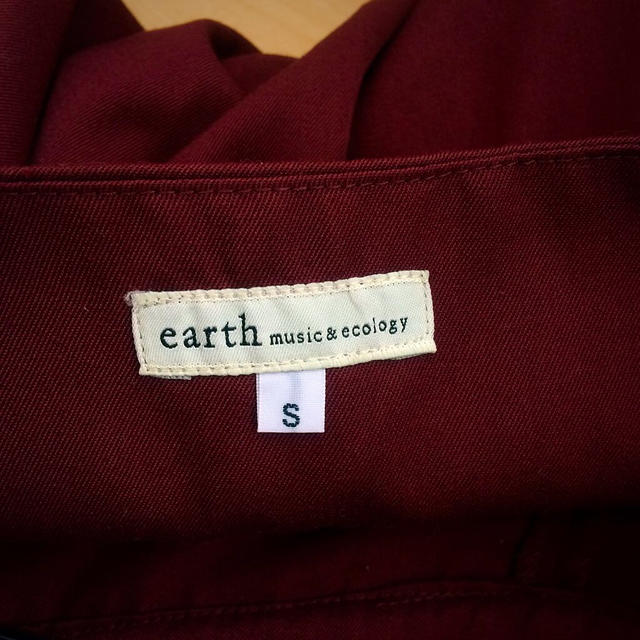 earth music & ecology(アースミュージックアンドエコロジー)のボルドー色 キュロット レディースのパンツ(キュロット)の商品写真