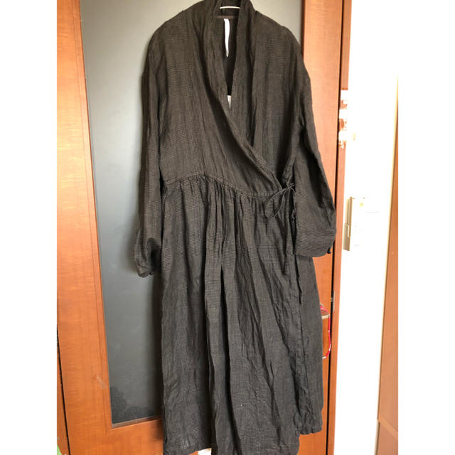 nest Robe(ネストローブ)のココ様専用♡  TUTIE リネンカシュクールワンピース レディースのワンピース(ロングワンピース/マキシワンピース)の商品写真