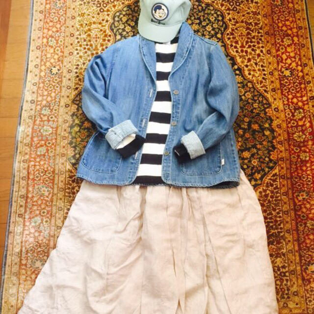SM2(サマンサモスモス)の春デニムジャケット レディースのジャケット/アウター(Gジャン/デニムジャケット)の商品写真