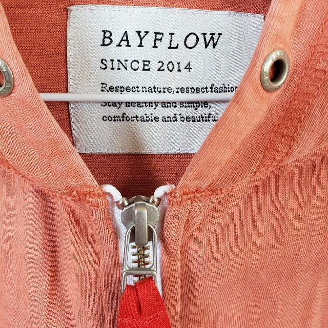 BAYFLOW(ベイフロー)の専用　美品　パーカー　オレンジ　130 キッズ/ベビー/マタニティのキッズ服男の子用(90cm~)(ジャケット/上着)の商品写真