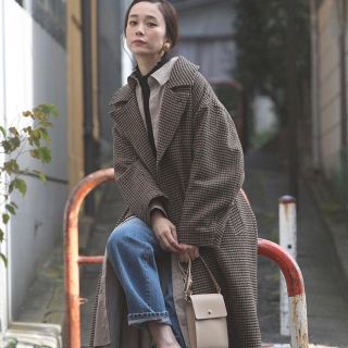 FREAK'S STORE - FREAK'S STORE ウールチェックオーバーコートの通販