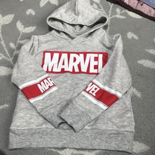 エイチアンドエム(H&M)のH&M キッズ パーカー 裏起毛 marvelコラボ(Tシャツ/カットソー)