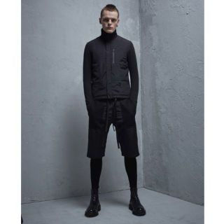 リックオウエンス(Rick Owens)の新品VARCITY異素材スリーブ切替グローブドッキング極細ブルゾンＳ(ダウンジャケット)