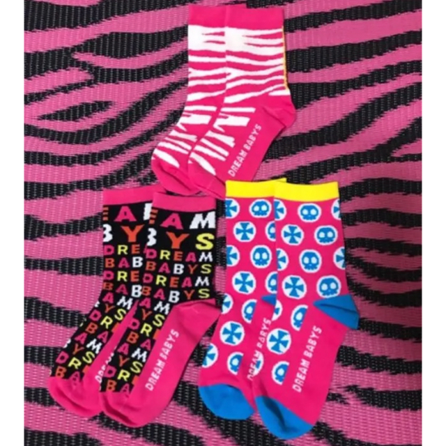 BABYDOLL(ベビードール)の♥ベビードール ドリームベビー 靴下 3組セット レディースのレッグウェア(ソックス)の商品写真