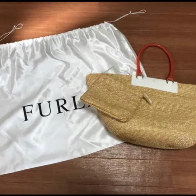 かごバッグ/ストローバッグFURLA  カゴバッグ