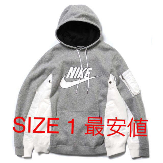 sacai nike men's hoodie サカイ NIKE サイズ1