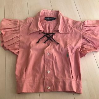 ポロラルフローレン(POLO RALPH LAUREN)のフリルブラウス(シャツ/ブラウス(半袖/袖なし))