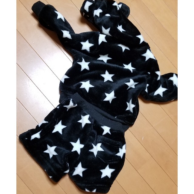 西松屋(ニシマツヤ)の美品！90cm/モコモコセットアップ キッズ/ベビー/マタニティのキッズ服女の子用(90cm~)(その他)の商品写真