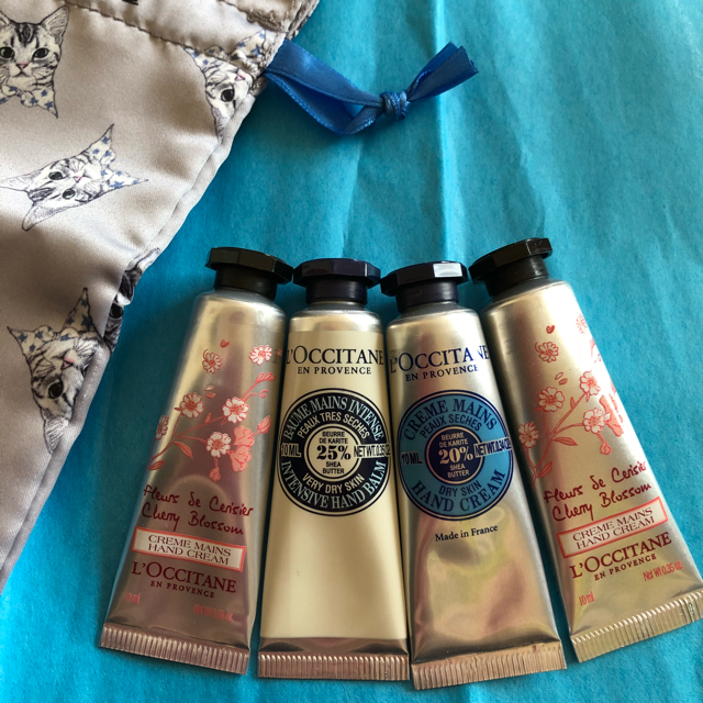 L'OCCITANE(ロクシタン)のロクシタン チア様予約/リップバーム＆ハンドクリーム ミニサイズセット コスメ/美容のスキンケア/基礎化粧品(リップケア/リップクリーム)の商品写真