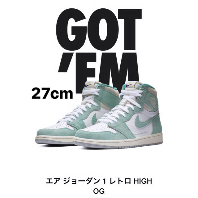 NIKE(ナイキ)のナイキエアジョーダン1 TURBO GREEN メンズの靴/シューズ(スニーカー)の商品写真