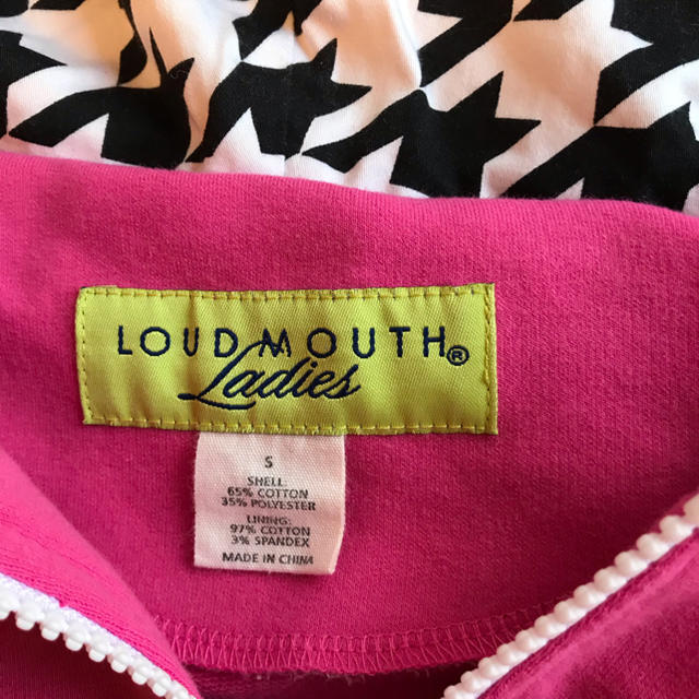 Loudmouth(ラウドマウス)のラウドマウスパーカー  ピンク スポーツ/アウトドアのゴルフ(ウエア)の商品写真