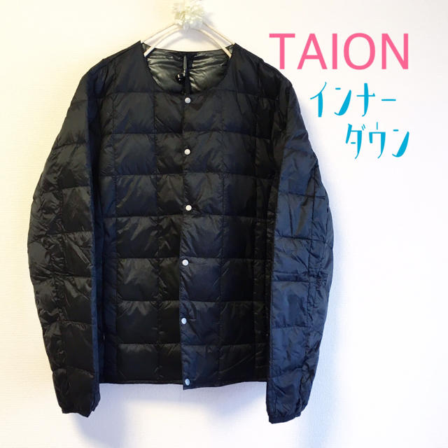 coen(コーエン)の♡新品♡TAION♡coen♡インナーダウン♡メンズ♡ユニセックス♡黒♡ メンズのジャケット/アウター(ダウンジャケット)の商品写真