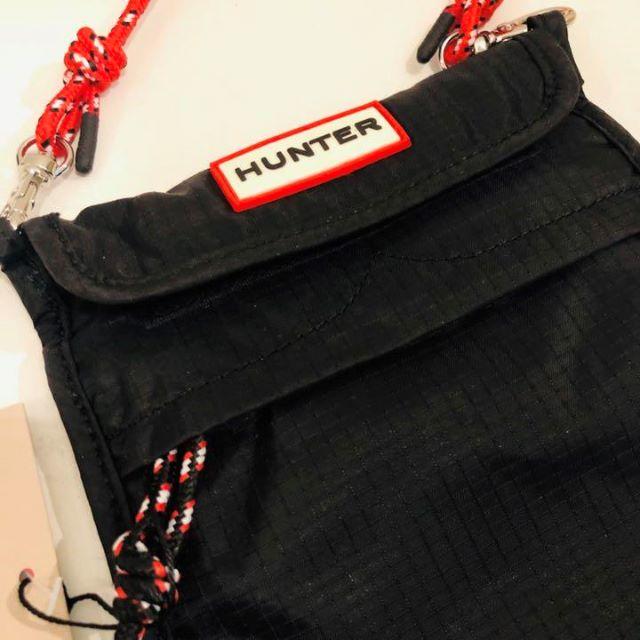 HUNTER(ハンター)のHUNTER ハンター オリジナル サコッシュ フォンポーチ ブラック レディースのバッグ(その他)の商品写真