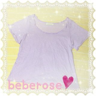 ベベローズ(beberose)の特価♥beberose♥ボーダーゆるT♥(Tシャツ(半袖/袖なし))