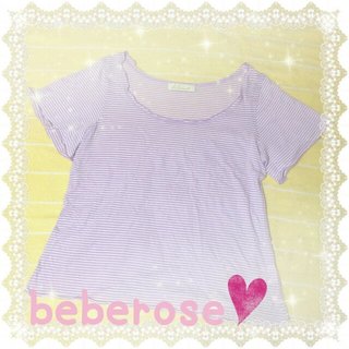ベベローズ(beberose)の特価♥beberose♥ボーダーゆるT♥(Tシャツ(半袖/袖なし))