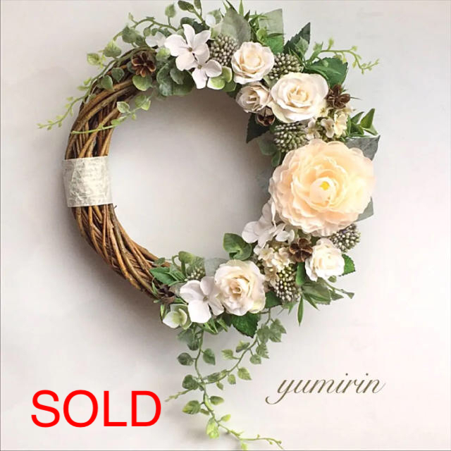 上品】 ベビーピンク♡ラナンキュラスと薔薇のナチュラルリース♡春リース♡フラワーリース リース - jet-arco.com