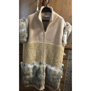 ステラマッカートニー(Stella McCartney)のステラマッカートニー 新品ファーニットベスト(ニット/セーター)