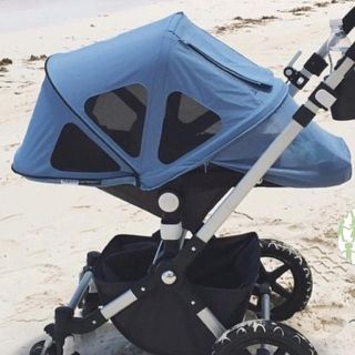 エアバギー(AIRBUGGY)のBugaboo サンキャノピー アイスブルー(ベビーカー用アクセサリー)