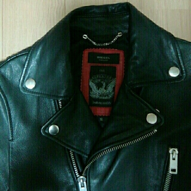 DIESEL Timeless レザーライダースジャケット M - ライダースジャケット DIESEL Timeless レザーライダースジャケット M - ライダースジャケット