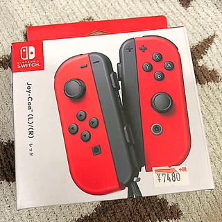 ニンテンドースイッチ(Nintendo Switch)のSwitch Joy-Con（Ｌ）/（R）レッド(その他)