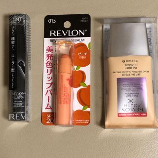 レブロン(REVLON)の☆新品 レブロン ファンデーション&リップバーム&アイライナー(コフレ/メイクアップセット)