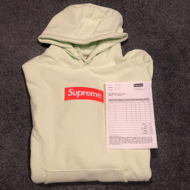 注目 Supreme L Sweatshirt Hooded logo box supreme - パーカー