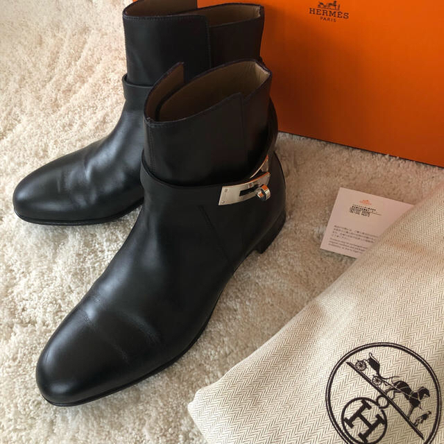 ケリーバックルがクール＆上品☆】エルメス Bottines Fiacre (HERMES