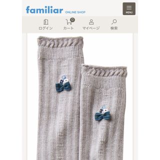 ファミリア(familiar)のfamiliar 新品未使用未開封 ハイソックス 19 20 21cm(靴下/タイツ)