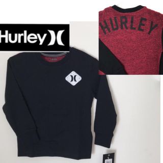 ハーレー(Hurley)の新品★HURLEY ハーレー 袖リブ 長袖Tシャツ ロンT 綿100%(Tシャツ/カットソー)