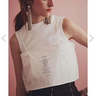 アメリヴィンテージ(Ameri VINTAGE)のアメリヴィンテージ新品 BIB LAYERED N.S TOP(カットソー(半袖/袖なし))