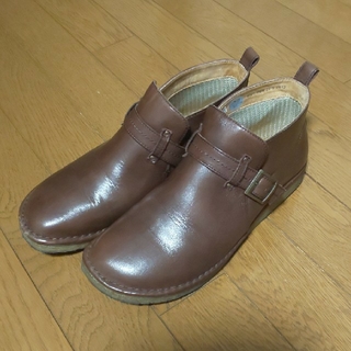 美品！hocco♡本革ベルトデザイン シューズ(ローファー/革靴)
