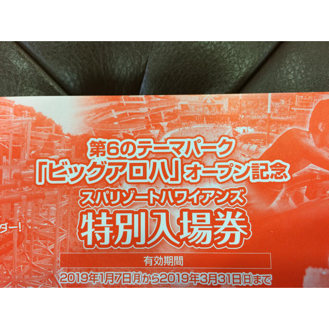 スパリゾートハワイアンズ 入場券 2枚 11wlSusK7y - www.angoeauchamber.com