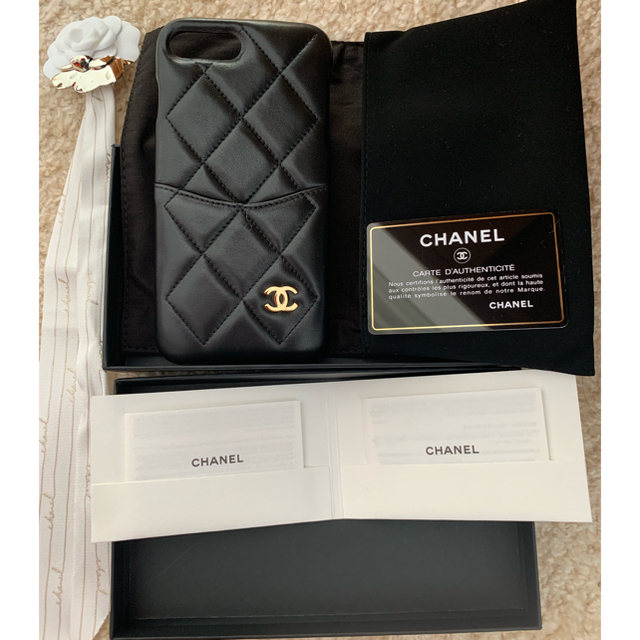 CHANEL - 確実正規品CHANEL 2019cruise iPhone8プラスケースシャネルの通販 by レア商品多数出品中‼︎｜シャネルならラクマ