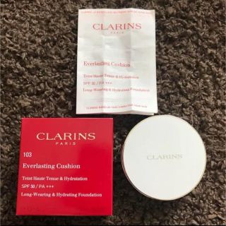 クラランス(CLARINS)のyum08さま専用♪クラランスクッションファンデ、ケース付き(ファンデーション)