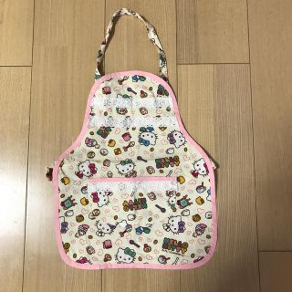 ハローキティ(ハローキティ)のハンドメイド！キッズ用キティちゃんエプロン(その他)