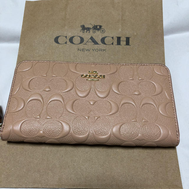 新品未使用。正規品coach長財布 new york