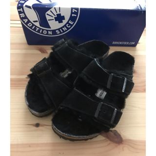 ビルケンシュトック(BIRKENSTOCK)の美品★ビルケンシュトック ARIZONA BOA黒36 (サンダル)