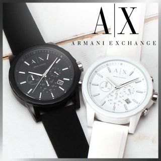 アルマーニエクスチェンジ(ARMANI EXCHANGE)の新品 AX ペア腕時計 クロノグラフ AX1326AX1325 2本セット(腕時計(アナログ))