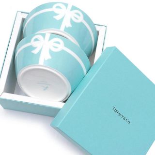 ティファニー(Tiffany & Co.)のティファニーブルーボックスボウル2個セット♡(食器)