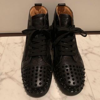 クリスチャンルブタン(Christian Louboutin)のルブタン   スニーカー   ハイカット 黒 42(スニーカー)