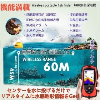 ガーミン(GARMIN)のスマート魚群探知機 lucky社製  日本語表示対応(その他)