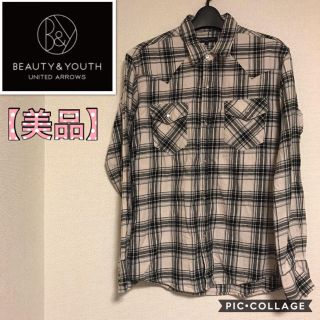 ビューティアンドユースユナイテッドアローズ(BEAUTY&YOUTH UNITED ARROWS)の値下げ【美品】BEAUTY&YOUTH UNITED ARROWS  チェック(シャツ)