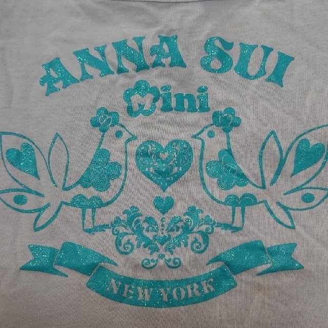 ANNA SUI mini(アナスイミニ)のアナスイミニ Ｔシャツ size100 キッズ/ベビー/マタニティのキッズ服女の子用(90cm~)(Tシャツ/カットソー)の商品写真