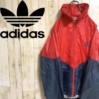 アディダス(adidas)の【レア】アディダス☆ワンポイントロゴナイロンジャケット(ナイロンジャケット)