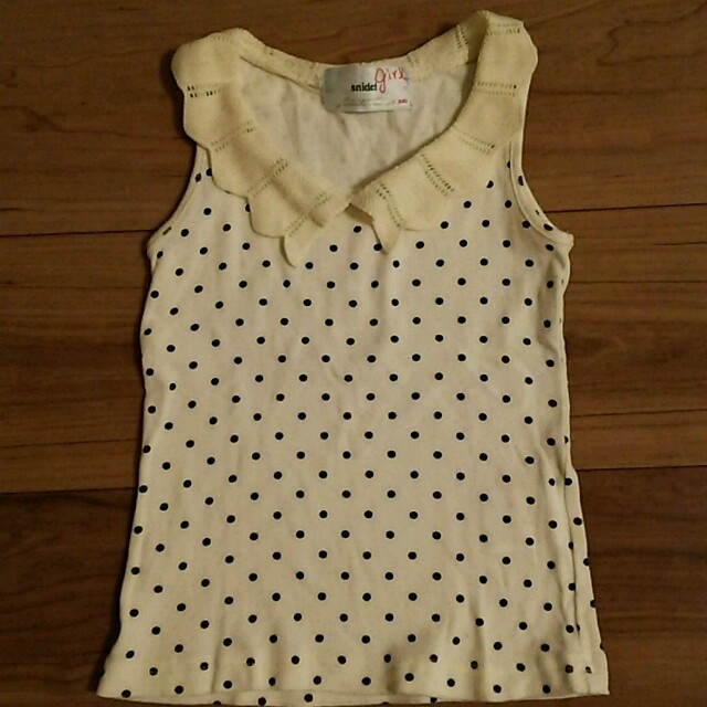 SNIDEL(スナイデル)のノースリーブTシャツ キッズ/ベビー/マタニティのキッズ服女の子用(90cm~)(その他)の商品写真