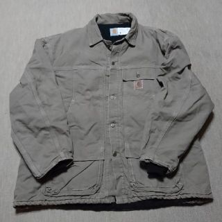 カーハート(carhartt)の大きいサイズ 80s USA製 カーハート中綿ダックジャケット 3XL     (カバーオール)